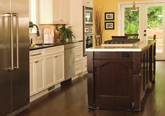 Even our wood doors exhibit finely detailed finishes typically found in much more expensive cabinetry.