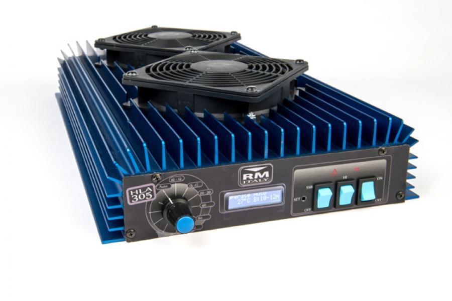 RM Italy HLA-305V HF Amplifier Test Report By Adam Farson VA7OJ/AB4OJ P.O. Box 91105, West Vancouver BC V7V 3N3, Canada Iss. 2, April 30, 2015 Figure 1: HLA-305V HF Amplifier, with cooling fans.