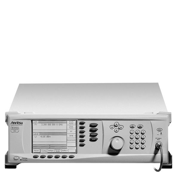 Signal Generator MG3690C Specifications IF Up-Conversion (Option 7) Option 7 adds an internal mixer that can be used for the generic up-conversion of an IF signal.