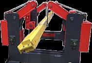 JMT BEAM ROTATORS Chain driven beam rotators can rotate a beam or other long work piece to position it for welding.