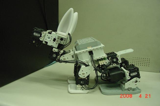 In this study, three models (M-01~M-03) of bionic robot rabbits were assembled for comparison of strengths and