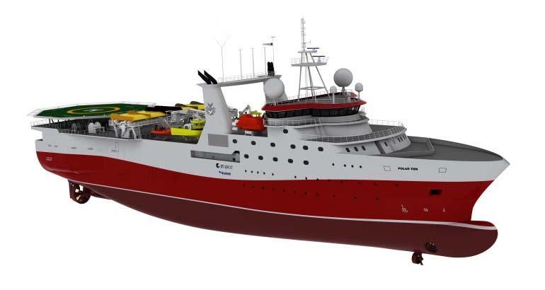 with 22 streamers and ice-class 1A* Contracted at Kleven Verft NOK 700 million investment Expected delivery