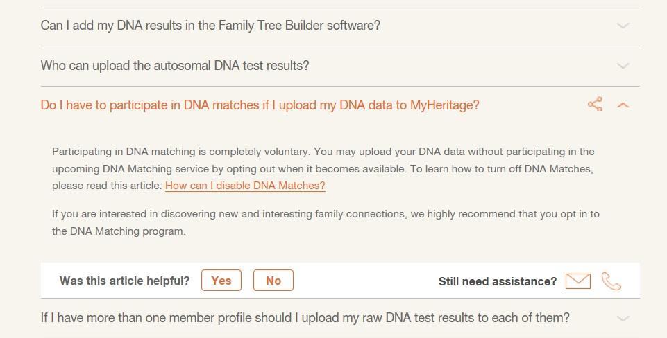 MyHeritage.com First Look, Page 5 of 35 When the file upload is complete, the rotating graphic changes to a status screen. Matches will be available in a couple days.