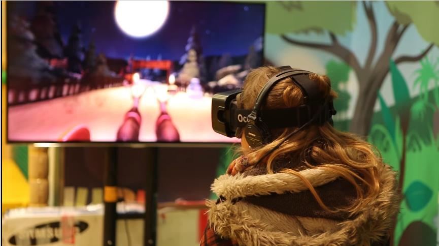 Virtual Reality Sleigh Ride Volvo XC90 Test