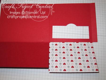 Step 6 Turn the card stock over (to what will be the inside of the box)