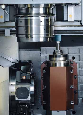 A large variety of grinding wheel contours can be programmed