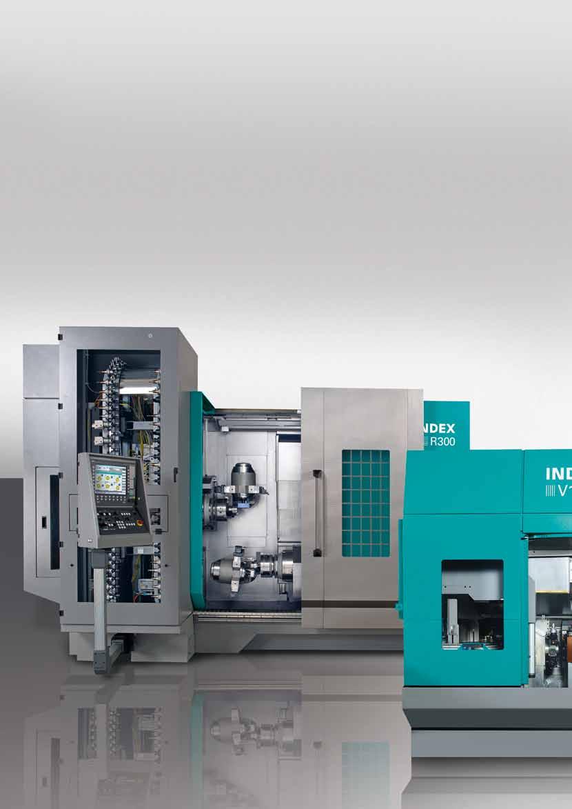 INDEX Turning/Grinding Centers Turning and grinding of course with INDEX The INDEX Turning/Grinding Centers combine the advantages of turning and grinding during hard machining.