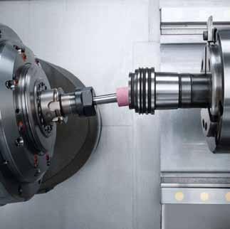 INDEX Turning/Grinding Centers Limitless possibilities in 5 axes the INDEX R200, R300 Kinematics perfectly suited for grinding allow simultaneous front and rear end machining in 5 degrees of freedom.