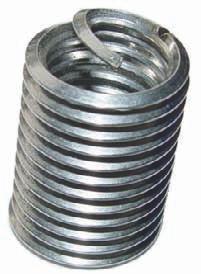 Wire Thread Inserts Spiralock wire thread inserts are helically-coiled fastening devices that provide permanent, wear resistant screw threads in ductile materials.