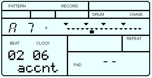 ADDING ACCENTS TO THE RHYTHM You can record and delete accents the same way as recording and deleting drum beats by using the [ACCENT] button.