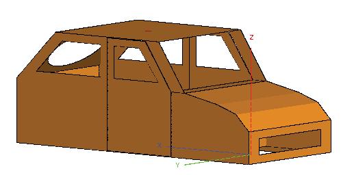Chapter 4: Antenna integration 4.3 REPRESENTATION OF THE ANTENNA ON THE VEHICLE In this subsection, we will focus on the integration of antenna on the vehicle s body.