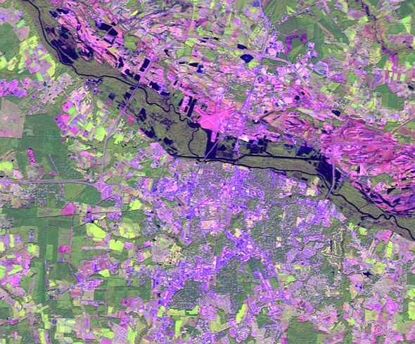 Spatial Resolution Landsat Image