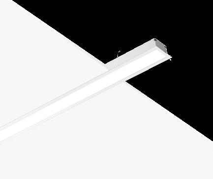 installation - Various versions available: suspended, surface-mounted, frame recessed SUNNY-XL Modular LED profile Lumen output*: from 2300 lm per