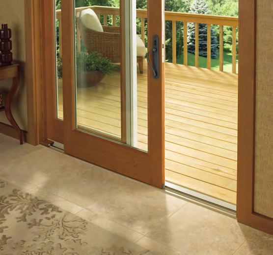 Sills Two barrier-free sill options, the Floor Channel Sill and the ADA Low Rise Sill, provide a seamless transition to connecting spaces.