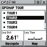 More complex routes can be created using a PC and MapSource mapping programs and then transferred to the unit memory. To create a route: 1. Access the Routes page from the Main Menu.