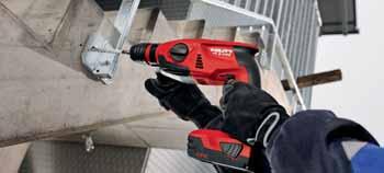Electricians: electrical installation work Telecom contractors: installing telecom equipment, cables and switchgear Cordless freedom with the performance of a corded tool Compact