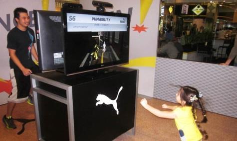 experiential campaign by developing a Kinect custom game with many interactive