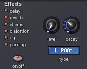 Reverb Reverb The Reverb Effect is an electronic simulation of a room or building that is acoustically reflective.
