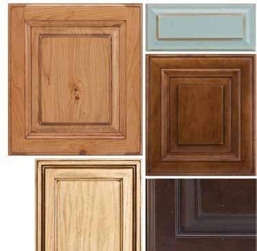 FINISHES Wellborn Forest Products offers over 600 stain, paint, glaze and heirloom finish combinations along with the YourColor custom paint matching program.