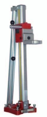 THE KIT FOR PLUMBERS CARDI 183-K INCLUDES: diamond core bit stabilizer aluminum robust base reinforced extruded aluminum column (mast) bubble levels self-lubricating sliding pads 1.