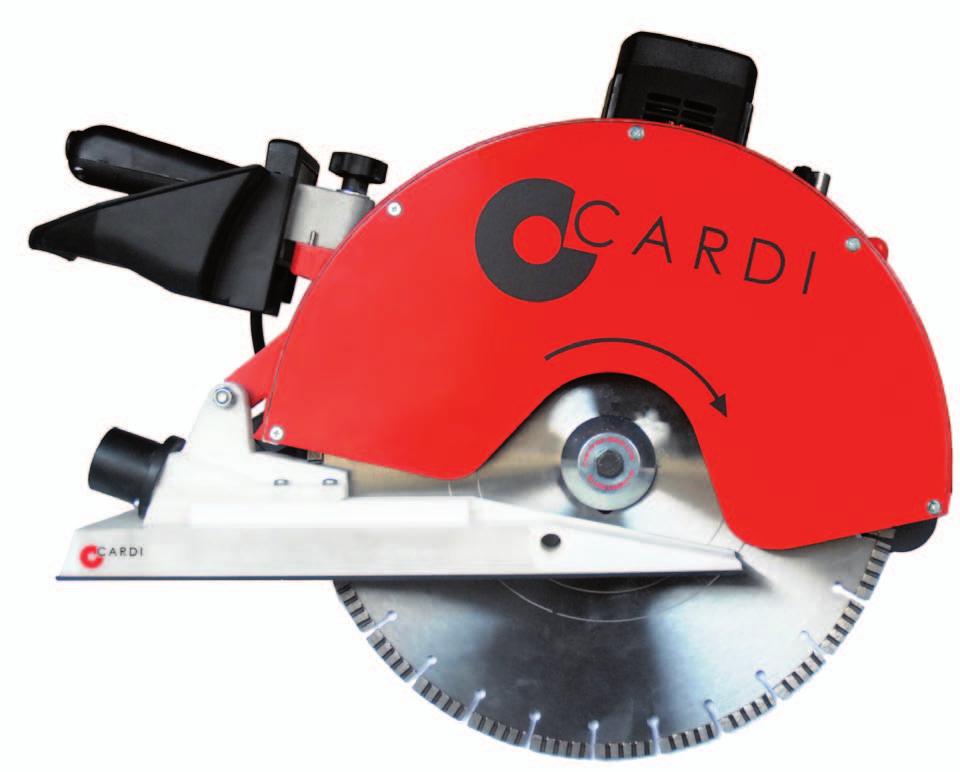cutting; PE 400-BL 3420 W - blade ø 400 mm Wet cutting PE 401 ELECTRIC BLADE SAW DRY CUTTING WITH DUST EXTRACTION WET CUTTING ALSO FLUSH EL SOFT START PRCD PE 401-BL 3420 W - blade ø 400 mm Dust