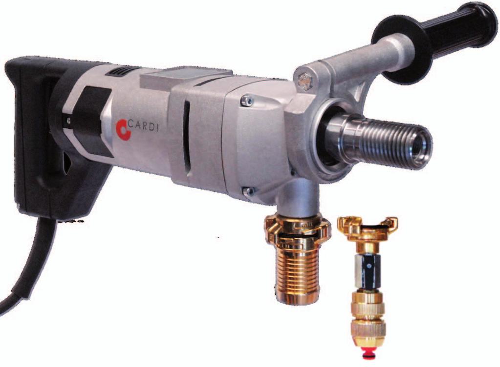 suggested depth (with extension) 400 500 EL SOFT START PRCD CARDI 183 HAND-HELD CORE DRILL WITH DRILL STAND TECHNICAL SPECIFICATIONS T2000 ME-14 POWER (230 V) W 2000 (MAX 2200) R.P.M. IDLE / ON LOAD r.