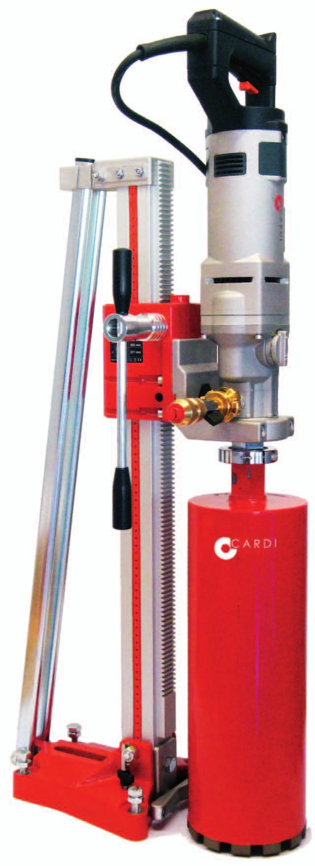 T2200 ME-24 HAND-HELD CORE DRILL DRY & WET DRILLING WITH DUST EXTRACTION SYSTEM DUST FREE EXTRACTION SYSTEM INTEGRATED 2 SPEED ASP.