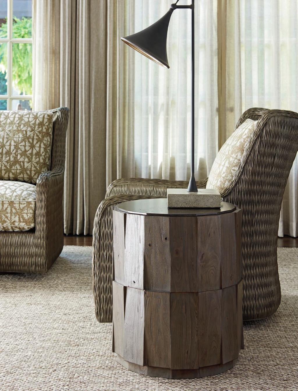 The Estero chair blends the casual sophistication of woven rattan with the exceptional