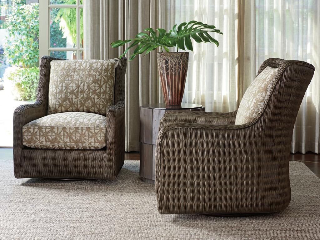 designs. The swivel base adds another level of relaxation. 7479-11SW Estero Swivel Chair 30.