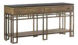 DINING ROOM 561-852 Spencer Buffet 69W x 20D x 37.5H in. Each pair of doors feature an inverted V-match veneer pattern.