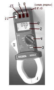 Introduction Congratulations on your purchase of the Extech Model 382075 Auto Range Power Clamp-On Meter. Careful use of this device, will provide years of reliable service.