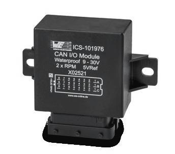 Order information Available references ICCS CAN I/O Hardware Bootloader ICCS CAN I/O Software Bootloader ICCS CAN I/O Software Bootloader Diode on PWM output ICCS CAN I/O 2 x RPM 6 x PWM Software