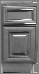 PRESSURE TREATED TOE KICK wide x 25 ½ high x 18 deep; small base cabinet showing construction and features