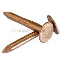 They can be used by themselves in the standard fashion, clenched or conjunction with a copper roves to create a riveted joint.
