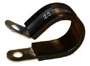 HARDWARE & TOOLS Classic Fasteners P Clips - Rubber Lined Zinc plated and rubber lined to prevent chafing by vibration.