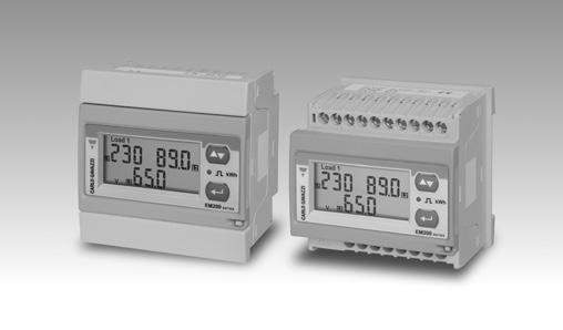 Energy Management Energy Analyzer Type EM210 Multi-use housing: for both DIN-rail and panel mounting applications Current inputs AV option: CT 5A Current inputs MV option: current sensor 333 mv (CTV