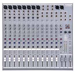 MDR1688 16-Channel Mixer 16 input channels Eight mic/line and four stereo line inputs 24-bit