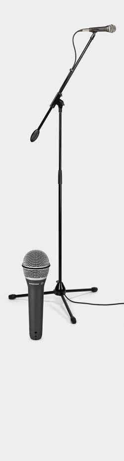 MICROPHONES DYNAMIC MICROPHONES 35 Q8 Cardioid Dynamic Mic Our premier handheld dynamic microphone more than excels in both live performance and recording applications.