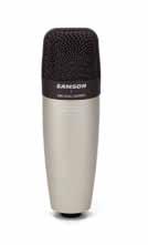 38 CONDENSER MICROPHONES MICROPHONES C01 Large Diaphragm Condenser Mic Ideal for recording vocals, acoustic instruments and for use as