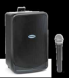 PORTABLE PA EXPEDITION SERIES Expedition Portable PA Systems offer PA