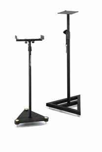 ACCESSORIES SPEAKER STANDS 51 MS100 MS200 SB100 Studio Mic Boom Stand Professional-grade studio boom mic stand Heavy-duty steel construction Adjustable to over 12 feet in height Counter-weighted