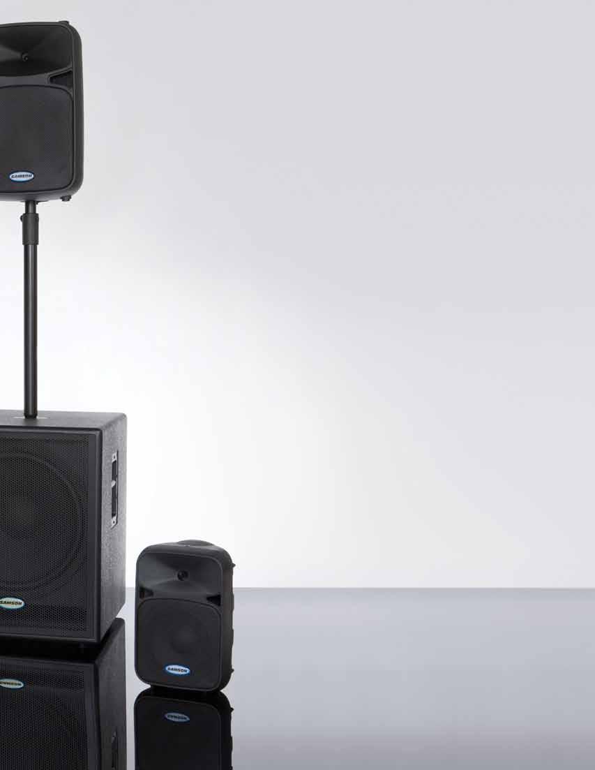 9 AURO LOUDSPEAKERS Designed with the key elements of power, portability and exceptional sound, Auro Loudspeakers are ideal for gigging musicians, installation purposes and live sound applications.