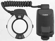 (Can also use the DC coupler) E-series Dioptric Adjustment Lenses One of ten E-series dioptric adjustment lenses (-4 to +3 diopters) with eyecup can be attached to the camera s eyepiece to further