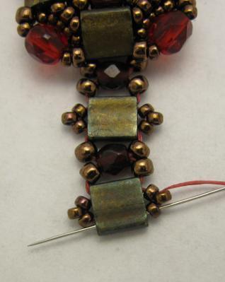 embellishments to the end tila bead. 52.