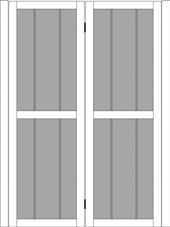 WALL PANEL & S PARTS LIST x4 /8 x 48 x 7" (1 x 1 x 18 cm) ROOF PANELS LEFT RIGHT 6-/8" x 96" (16, x 44 cm) 48" x 96" (1 x 44 cm) Roof panels are 7/16" (11 mm) thick.