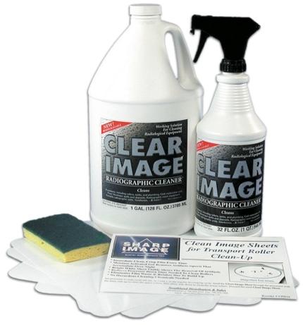 Clear Image Introductory Kit CI-K-1 Clear Image Intro Kit Contains: 1-gallon of Clear Image, 1-8 oz. sample with foam applicator, 1-Green Scotch Brite pad, and 5-Clean Image Sheets.