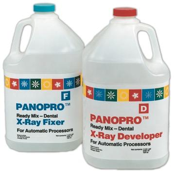 X-Ray Developer, Fixer and Film Products Superior Dental Products Through Technology & Science Panopro Developer & Fixer Panopro is the secret to a cleaner processor by reducing oxidation.