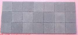Glue the 6 x 3 grid of floor tiles down onto the foam base.
