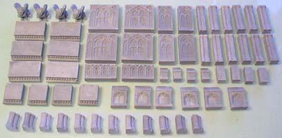 The Sepulcher You will need these pieces from mold #43 for