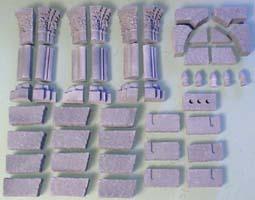 The Secret Column You will need these pieces from mold #44 for this Model.